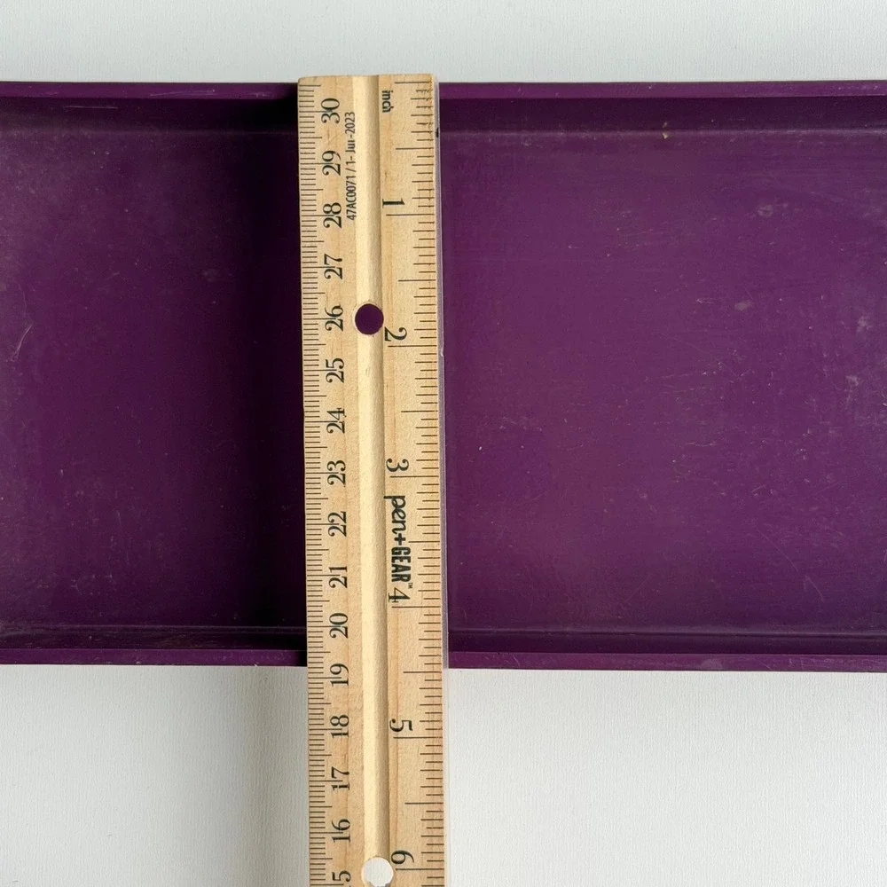 Vintage Toyo Iris Lacquer Ware Trinket Box Set Purple Floral Japan